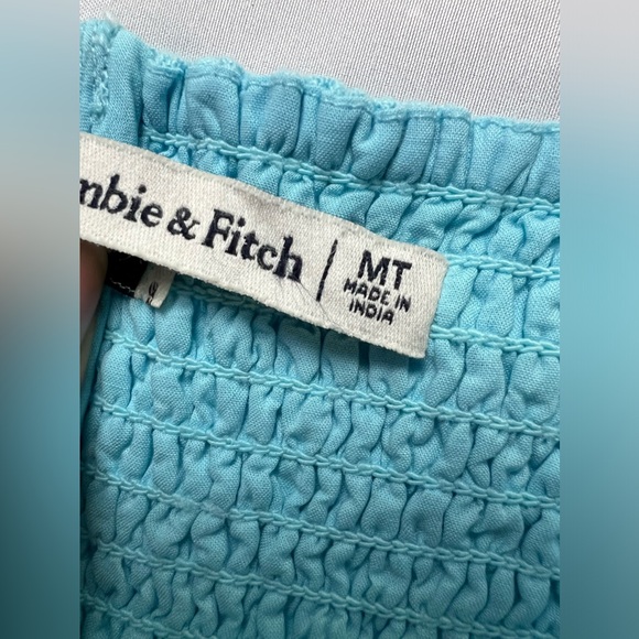 Abercrombie & Fitch Linen Cotton Blend Mini Dress - Picture 4 of 15